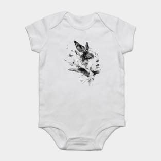 Fluing Woman Baby Bodysuit